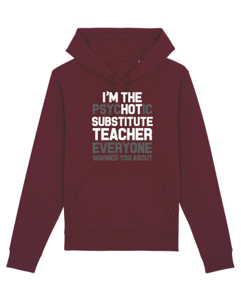 SUBSTITUTE TEACHER Burgundy