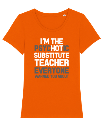 SUBSTITUTE TEACHER Bright Orange