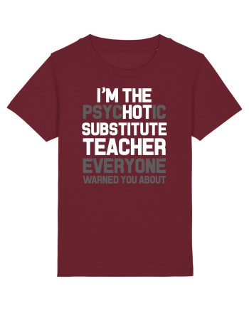 SUBSTITUTE TEACHER Burgundy