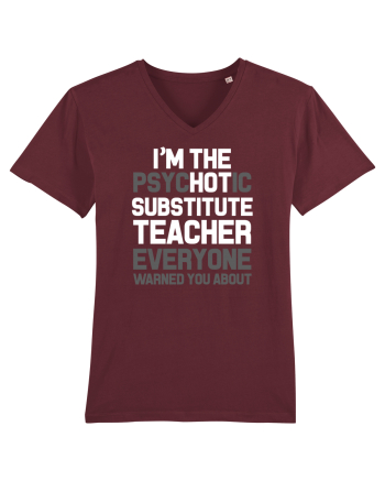 SUBSTITUTE TEACHER Burgundy