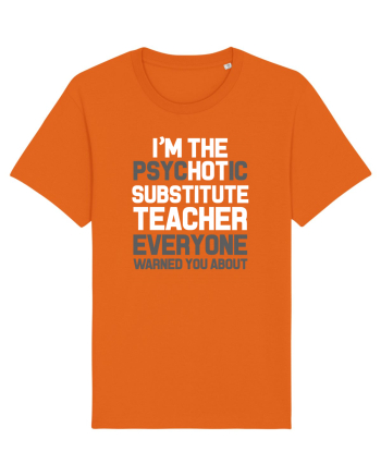 SUBSTITUTE TEACHER Bright Orange
