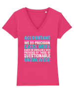 ACCOUNTANT Tricou mânecă scurtă guler V Damă Evoker