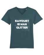 SAWDUST Tricou mânecă scurtă guler V Bărbat Presenter