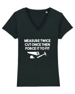 Lucrare Tricou mânecă scurtă guler V Damă Evoker