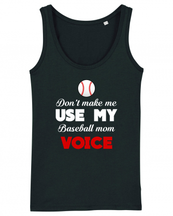 BASEBALL MOM Black