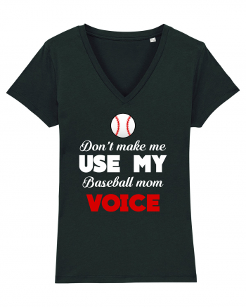 BASEBALL MOM Black