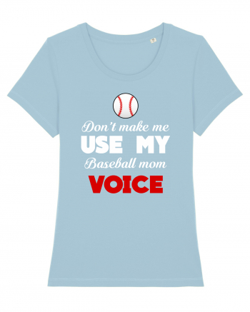 BASEBALL MOM Sky Blue