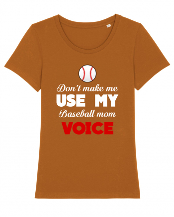 BASEBALL MOM Roasted Orange