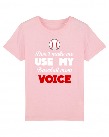 BASEBALL MOM Cotton Pink