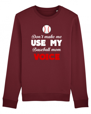 BASEBALL MOM Burgundy