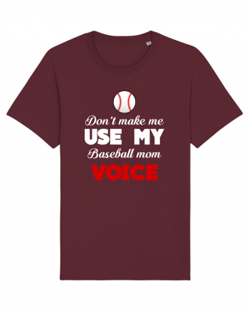 BASEBALL MOM Burgundy