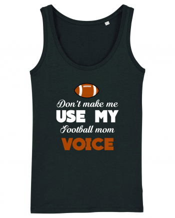 FOOTBALL MOM Black