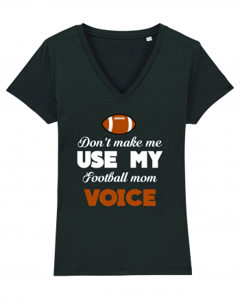 FOOTBALL MOM Black