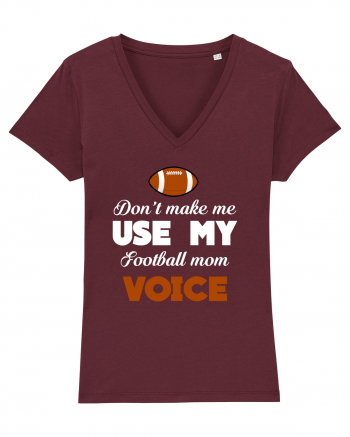 FOOTBALL MOM Burgundy