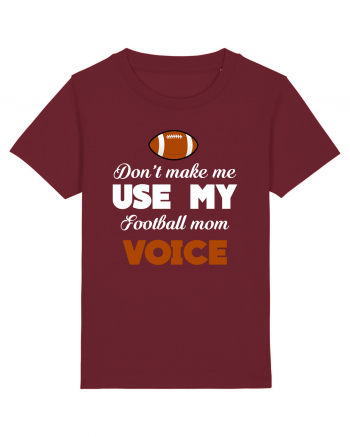 FOOTBALL MOM Burgundy