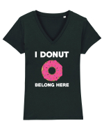 DONUT Tricou mânecă scurtă guler V Damă Evoker