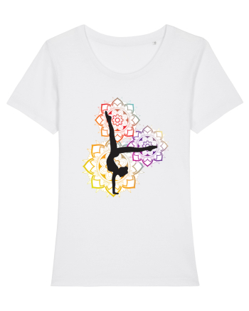 Yoga Mandala Colorat White