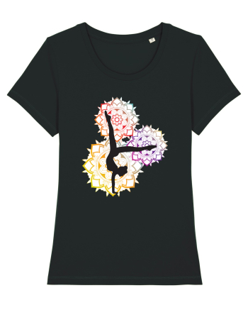 Yoga Mandala Colorat Black
