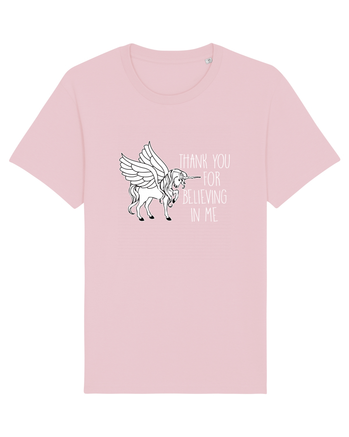 Tricou mânecă scurtă Unisex Rocker Cotton Pink
