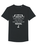 WRITER Tricou mânecă scurtă guler larg Bărbat Skater