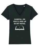 WRITER Tricou mânecă scurtă guler V Damă Evoker