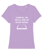 WRITER Tricou mânecă scurtă guler larg fitted Damă Expresser
