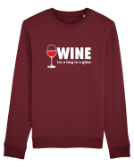 WINE Bluză mânecă lungă Unisex Rise