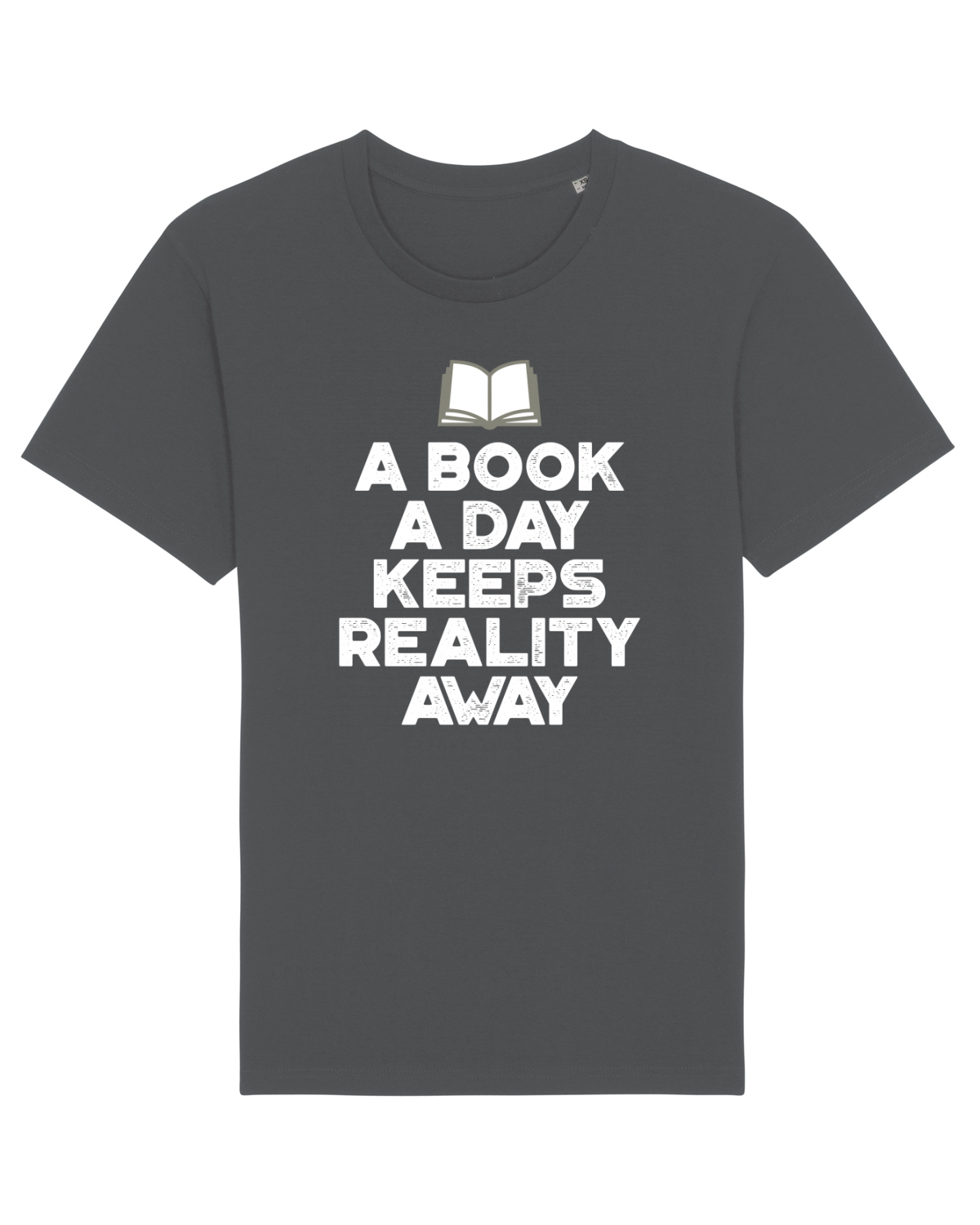 Tricou mânecă scurtă Unisex Rocker Anthracite