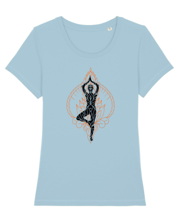 Yoga Portocaliu Sky Blue