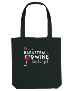 BASKETBALL WINE GIRL Sacoșă textilă