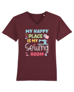 SEWING Tricou mânecă scurtă guler V Bărbat Presenter