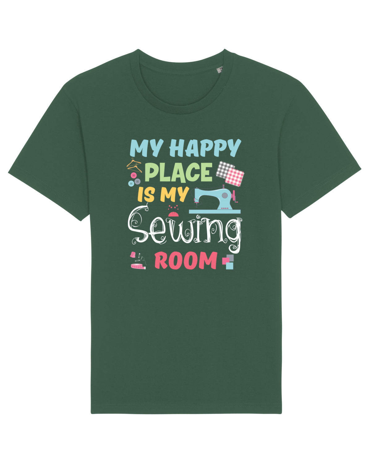 Tricou mânecă scurtă Unisex Rocker Bottle Green