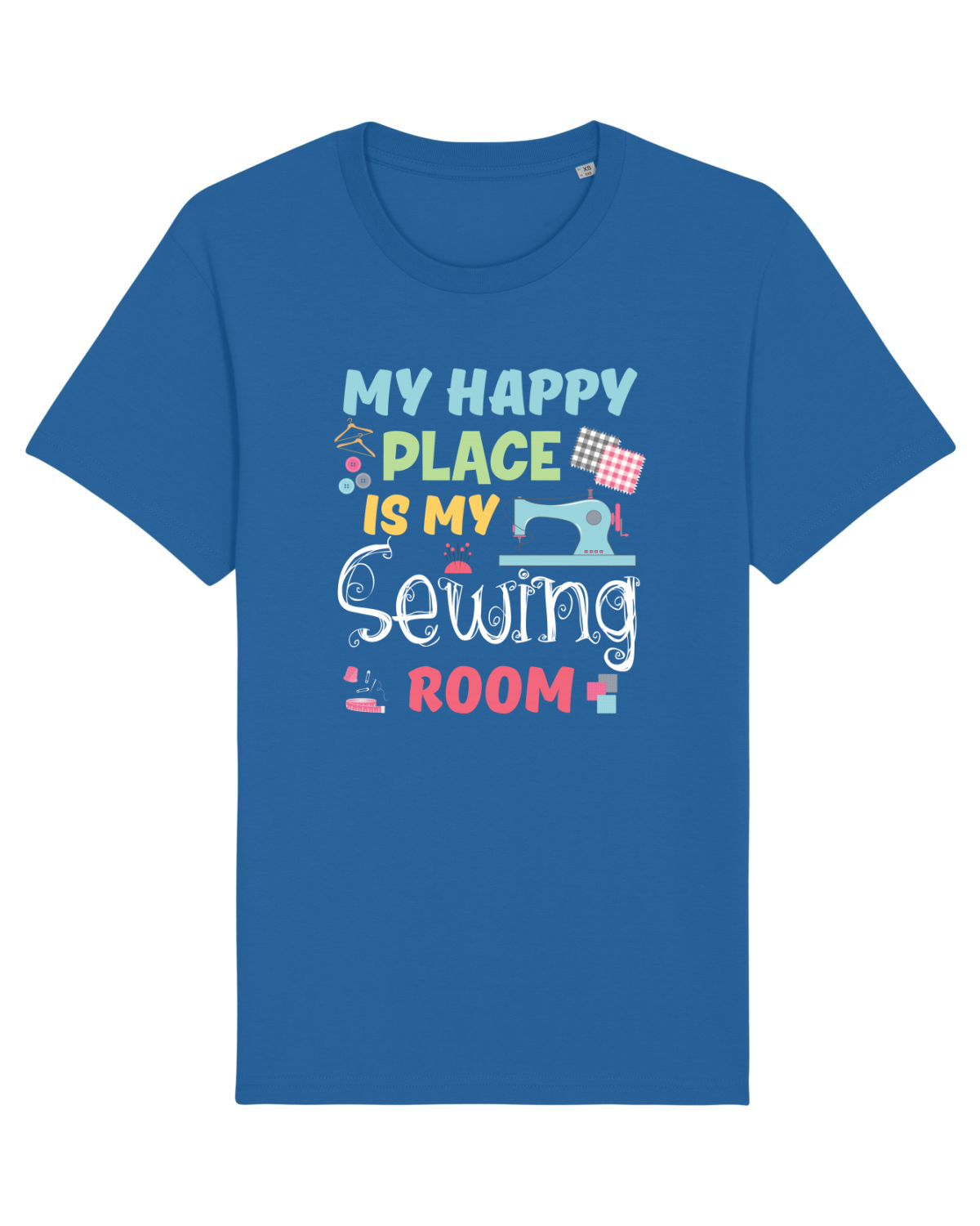 Tricou mânecă scurtă Unisex Rocker Royal Blue