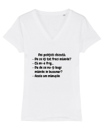 Discutie intre politisti Tricou mânecă scurtă guler V Damă Evoker