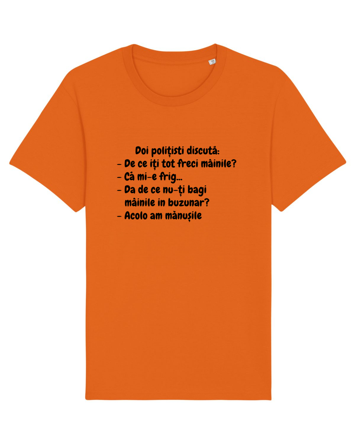 Tricou mânecă scurtă Unisex Rocker Bright Orange