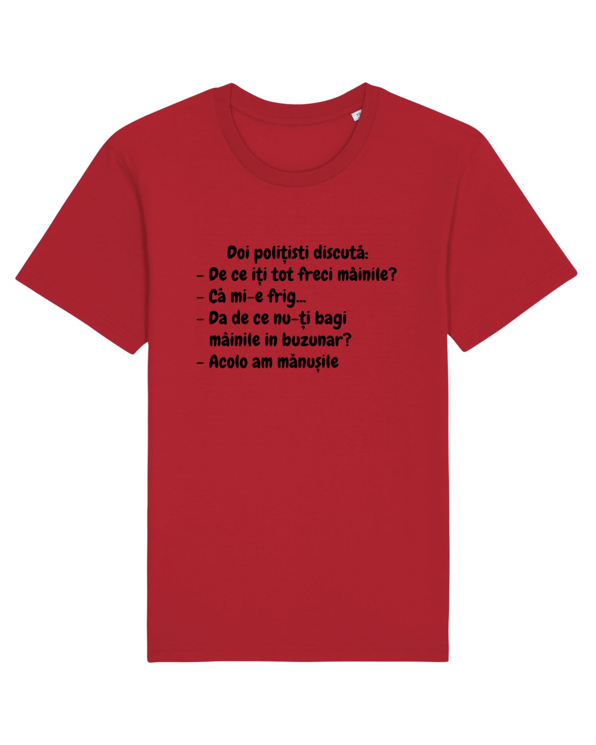 Tricou mânecă scurtă Unisex Rocker Red