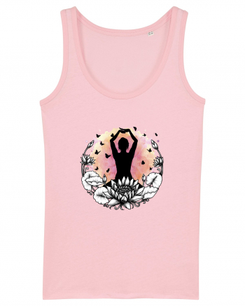 Yoga Lotus Fluturi Cotton Pink