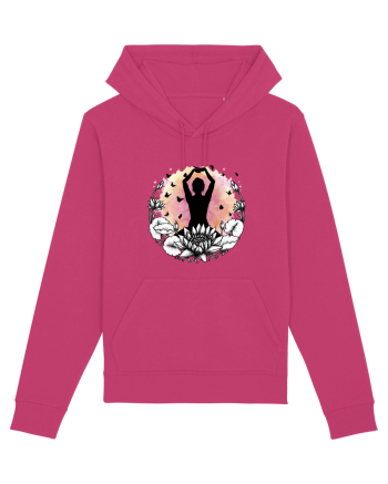 Yoga Lotus Fluturi Raspberry