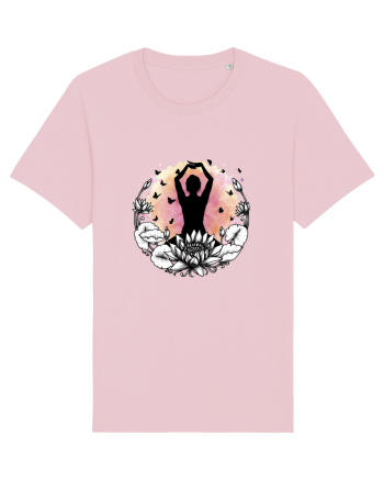 Yoga Lotus Fluturi Cotton Pink