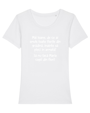 Copii din flori White