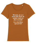 Copii din flori Tricou mânecă scurtă guler larg fitted Damă Expresser