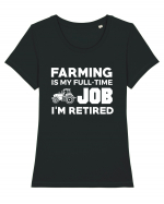 FARMER Tricou mânecă scurtă guler larg fitted Damă Expresser