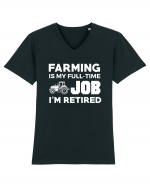 FARMER Tricou mânecă scurtă guler V Bărbat Presenter