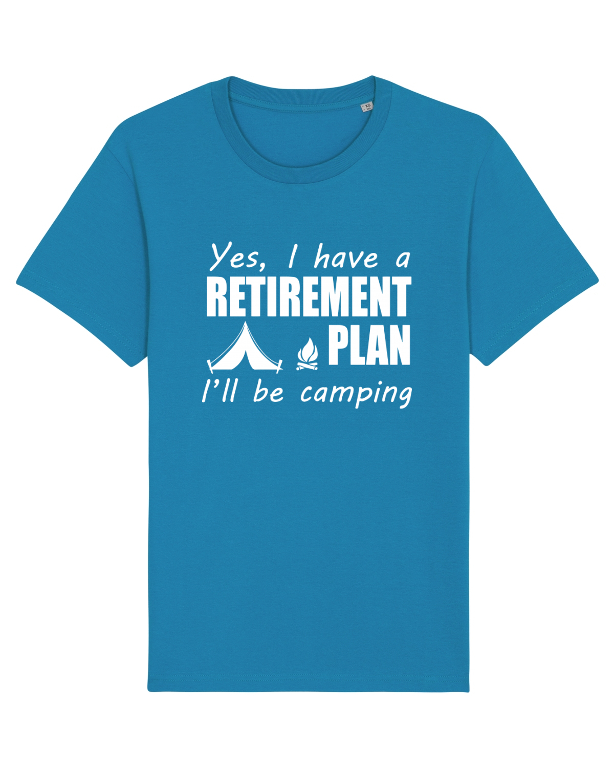 Tricou mânecă scurtă Unisex Rocker Azur