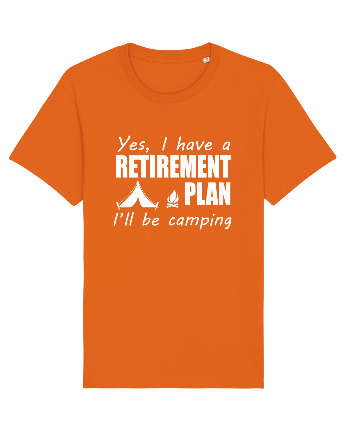 Tricou mânecă scurtă Unisex Rocker Bright Orange