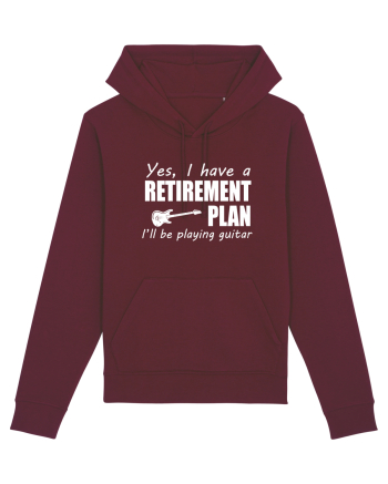 PLAYING GUITAR Burgundy