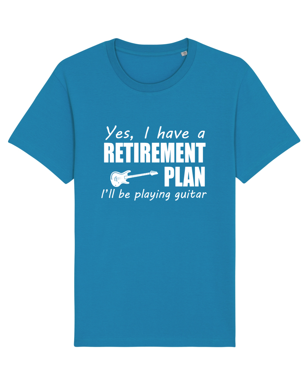 Tricou mânecă scurtă Unisex Rocker Azur