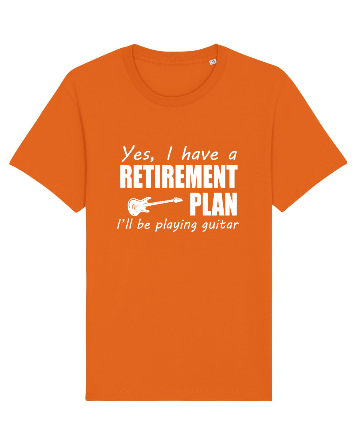 Tricou mânecă scurtă Unisex Rocker Bright Orange