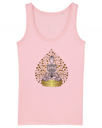 Yoga Lotus Tattoo Auriu Cotton Pink