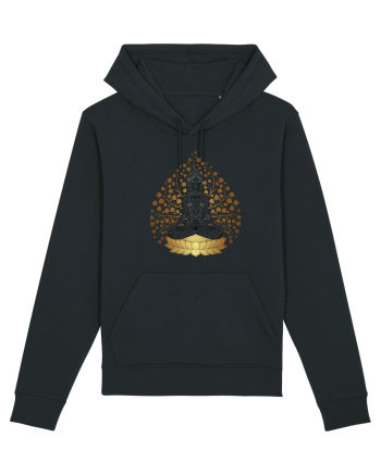 Yoga Lotus Tattoo Auriu Black